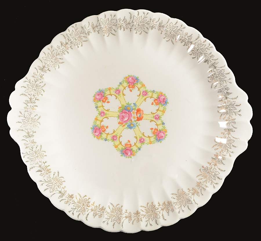 FLW2 Handled Cake Plate by Franklinware-1