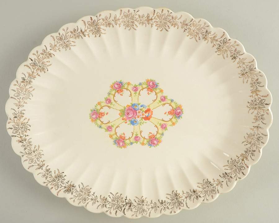 FLW2 13" Oval Serving Platter by Franklinware-1