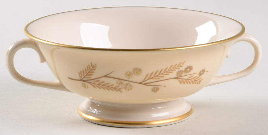 Acacia Footed Cream Soup Bowl by Franciscan-1