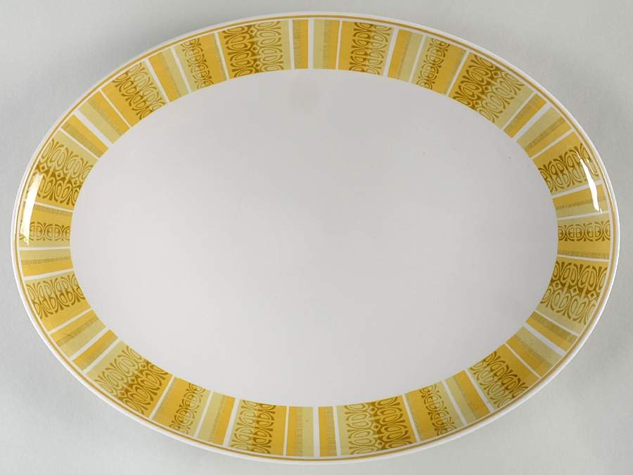 Antigua 15" Oval Serving Platter by Franciscan-1