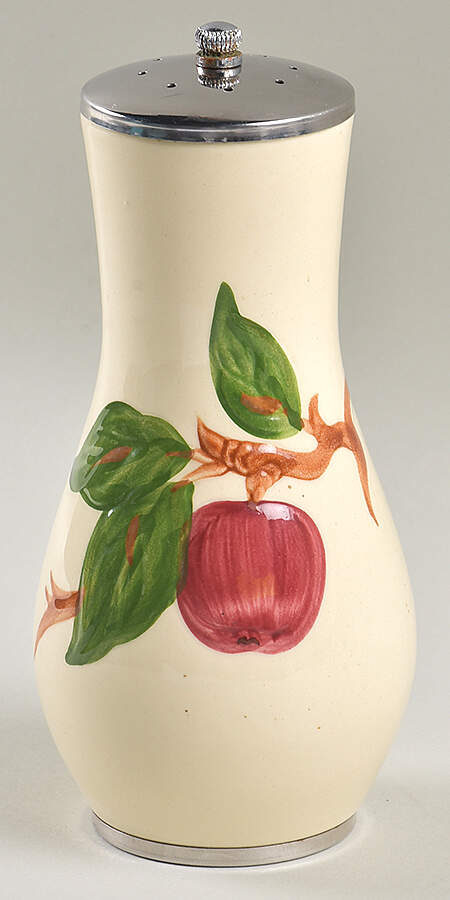 Apple (USA Backstamp) Bulbous Salt Shaker by Franciscan-1