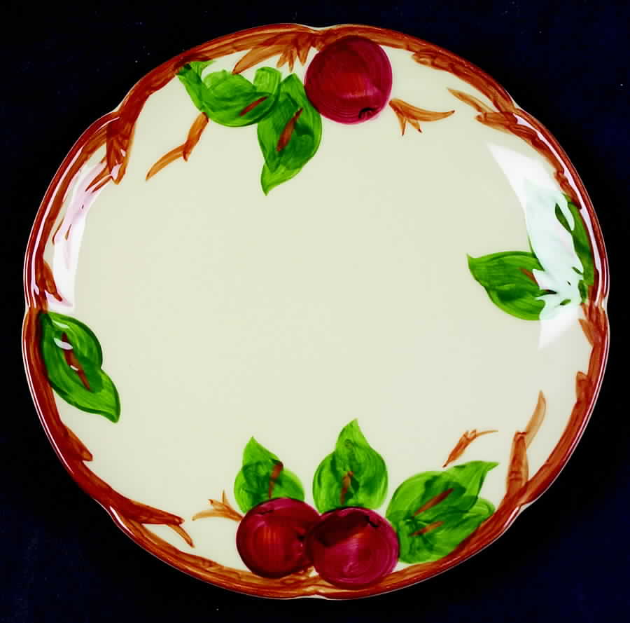 Apple (USA Backstamp) Dessert/Pie Plate by Franciscan-1