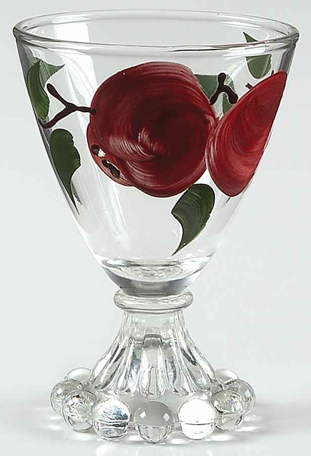 Apple (USA Backstamp) Anchor Hocking Glassware Juice/Wine by Franciscan-1