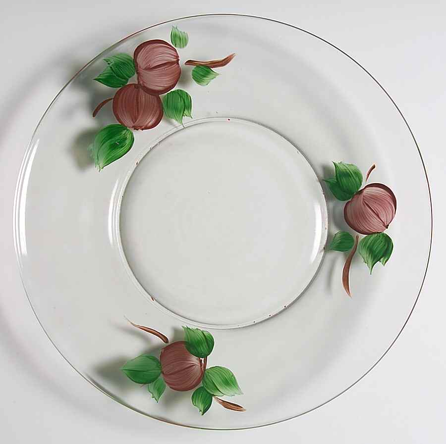 Apple (USA Backstamp) Glassware Dessert Plate by Franciscan-1