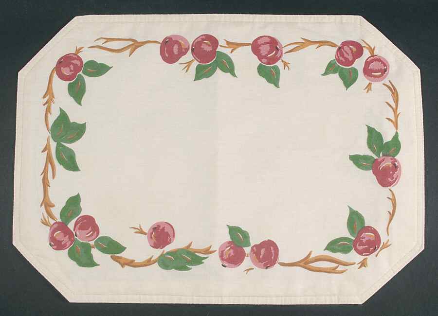 Apple (USA Backstamp) Cloth Placemat by Franciscan-1