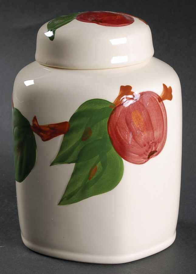 Apple (USA Backstamp) Tea Canister & Lid by Franciscan-1