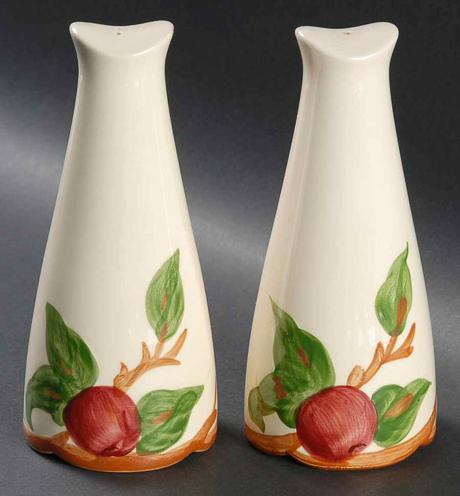 Apple (USA Backstamp) Oversized Salt & Pepper Set by Franciscan-1