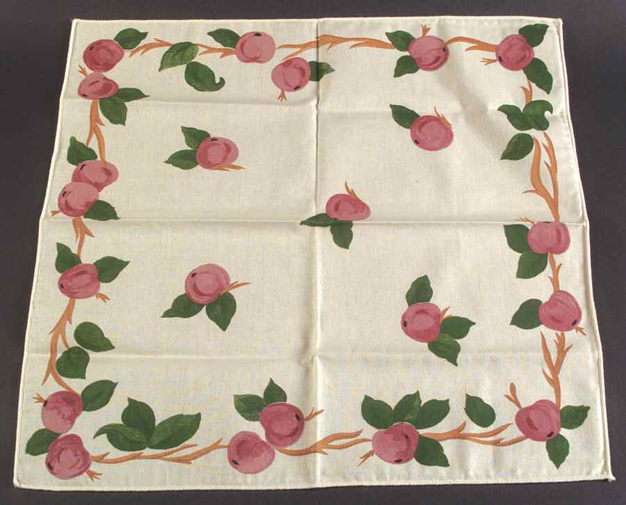 Apple (USA Backstamp) Cloth Napkin by Franciscan-1