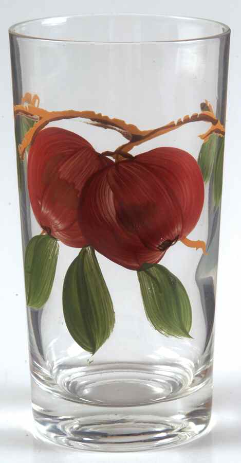 Apple (USA Backstamp) 5" Glassware Anchor Hocking Tumbler by Franciscan-1