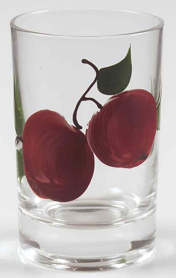 Apple (USA Backstamp) 3" Glassware Anchor Hocking Tumbler by Franciscan-1