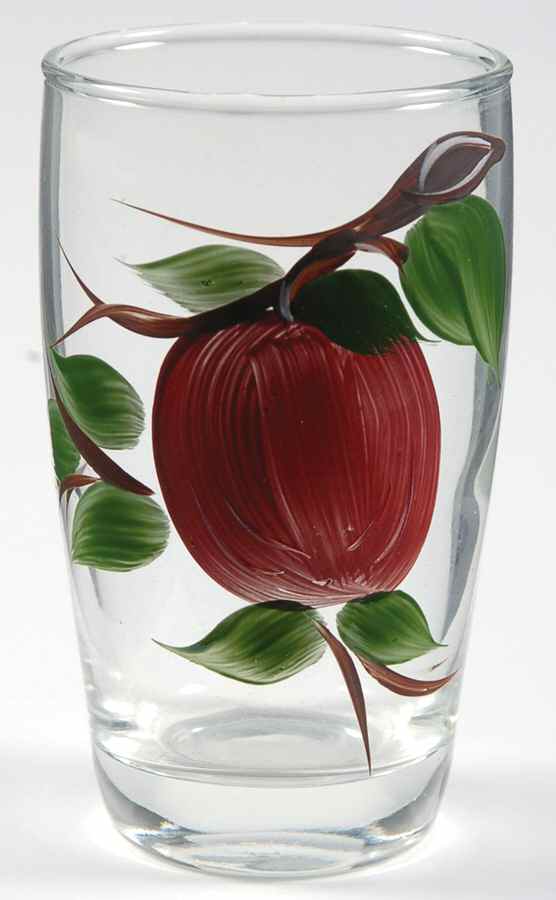 Apple (USA Backstamp) 4" Glassware Libby Tulip Tumbler by Franciscan-1