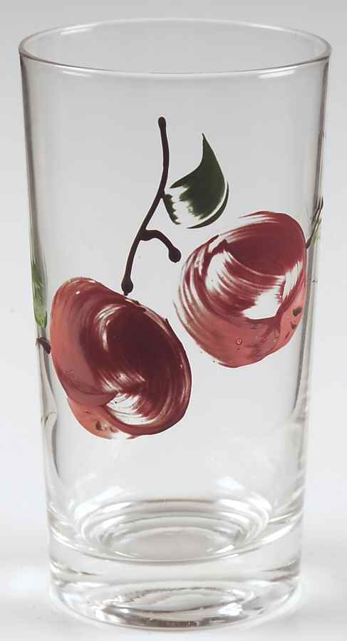 Apple (USA Backstamp) 5" Glassware Anchor Hocking Tumbler by Franciscan-1