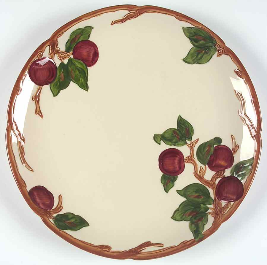 Apple (USA Backstamp) 14" Chop Plate (Round Platter) by Franciscan-1