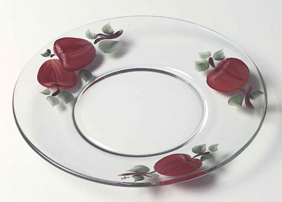 Apple (USA Backstamp) Glassware Dessert Plate by Franciscan-1