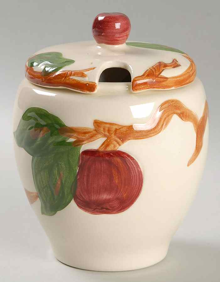 Apple (USA Backstamp) Jam/Jelly & Lid by Franciscan-1