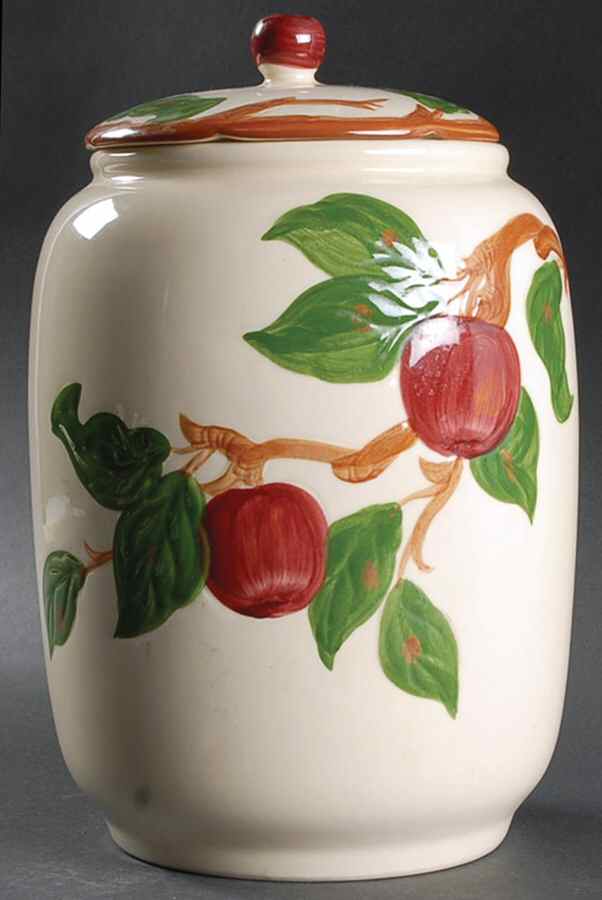 Apple (USA Backstamp) Cookie Jar & Lid by Franciscan-1
