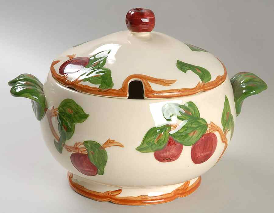 Apple (USA Backstamp) Tureen &  Lid by Franciscan-1