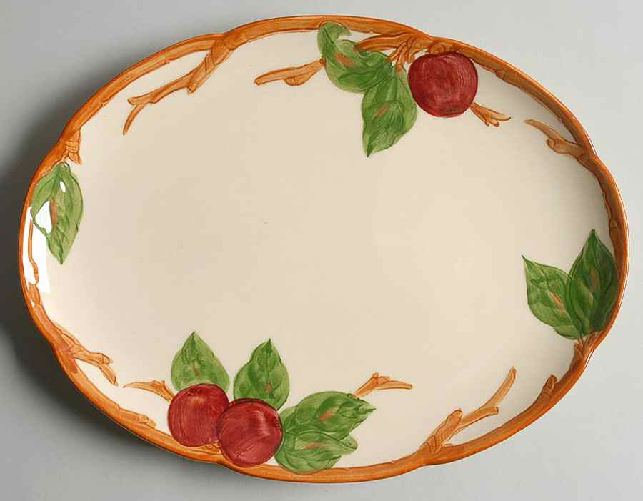 Apple (USA Backstamp) Steak Plate by Franciscan-1