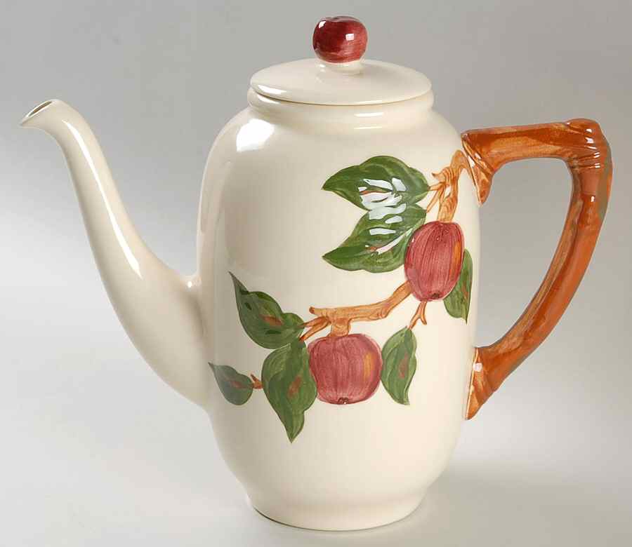 Apple (USA Backstamp) Coffee Pot & Lid by Franciscan-1
