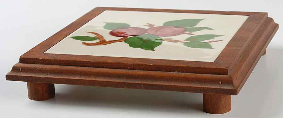Apple (USA Backstamp) 4 Toed Trivet by Franciscan-1
