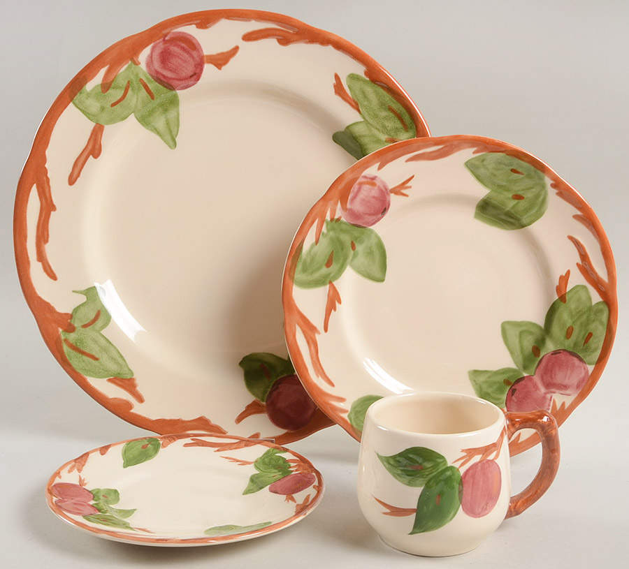 Apple (England Backstamp) 4 Piece Place Setting by Franciscan-1