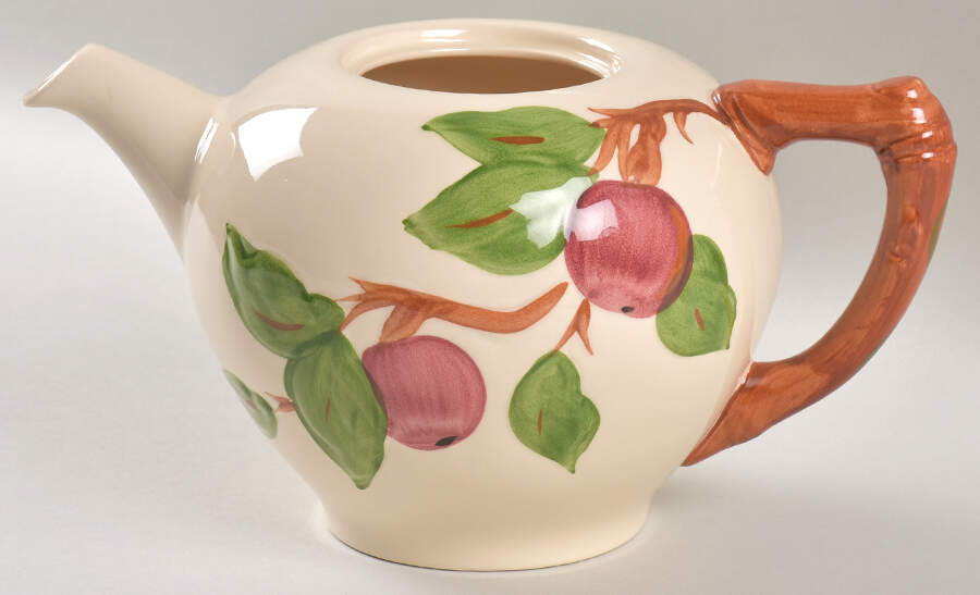 Apple (England Backstamp) Teapot No Lid by Franciscan-1