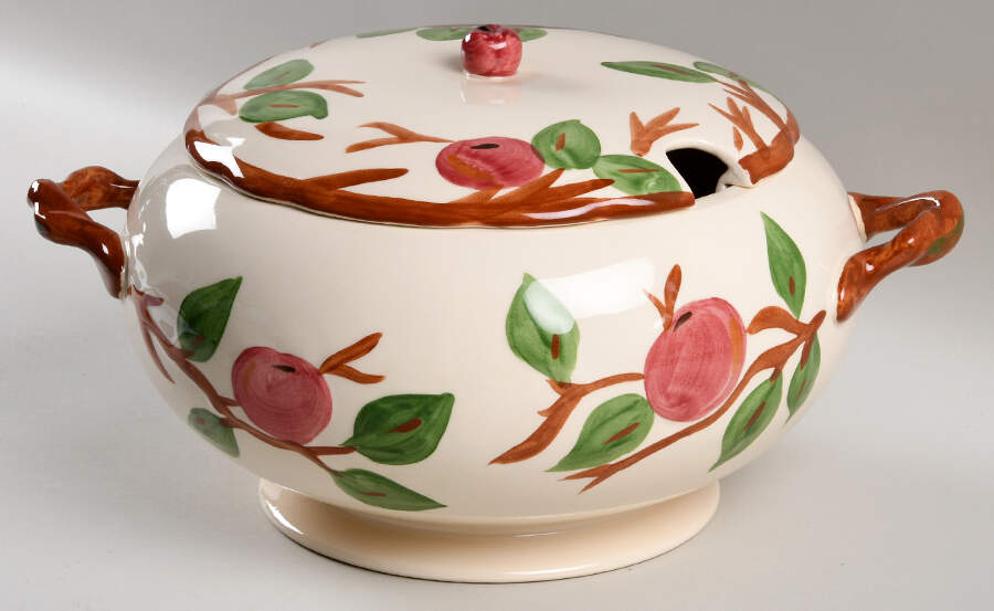 Apple (England Backstamp) Tureen &  Lid by Franciscan-1