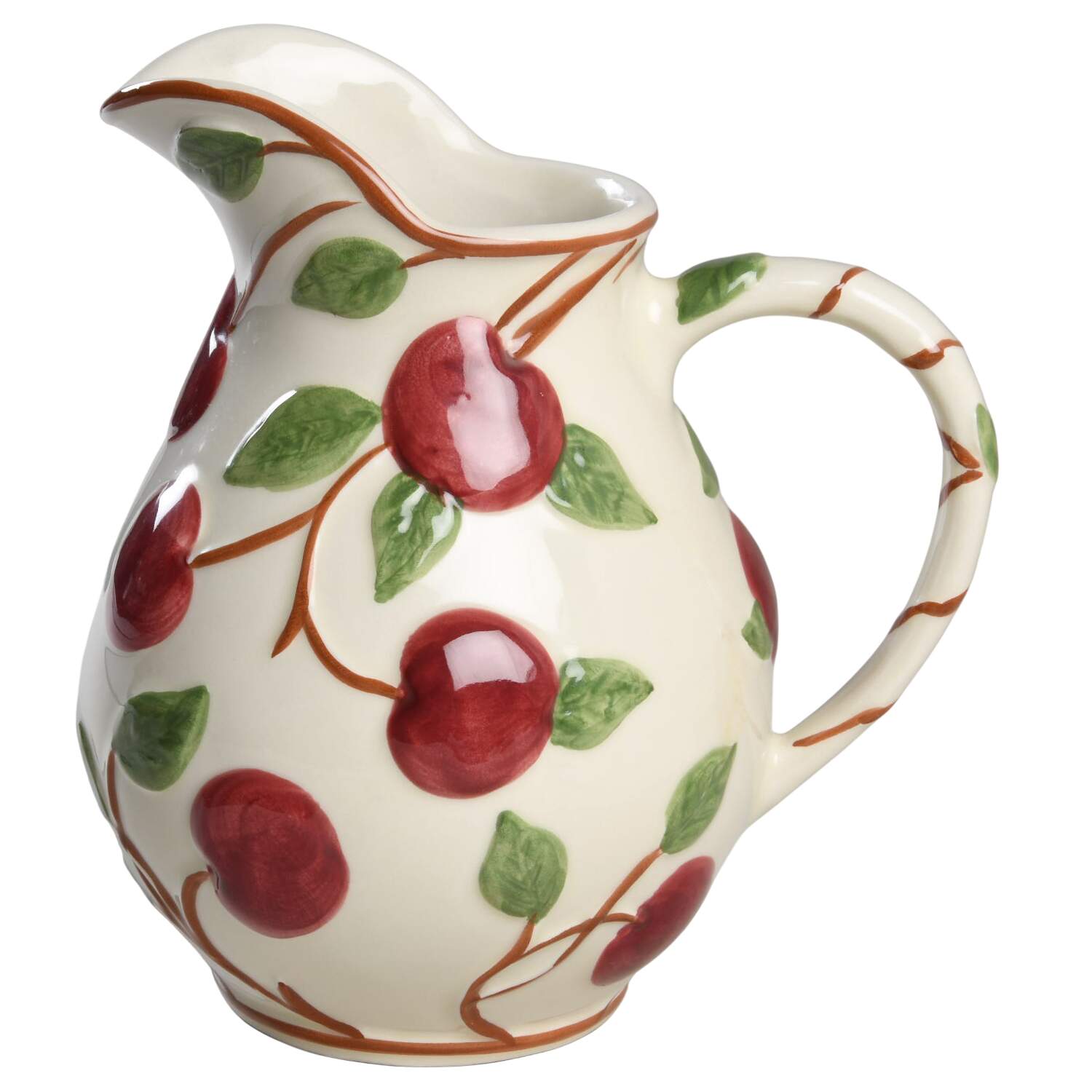 Apple (England Backstamp) Pitcher 48 Oz./Sculpted by Franciscan-1