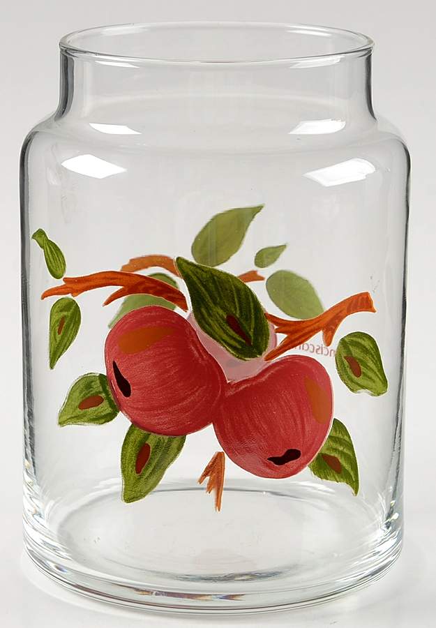 Apple (England Backstamp) Medium Glassware Storage Jar No Lid by Franciscan-1