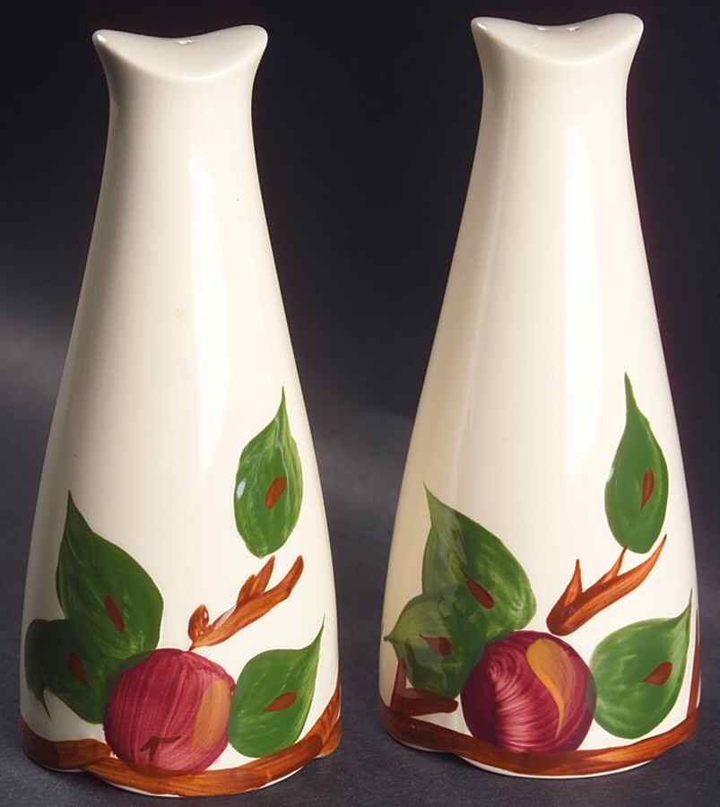 Apple (England Backstamp) Oversized Salt & Pepper Set by Franciscan-1
