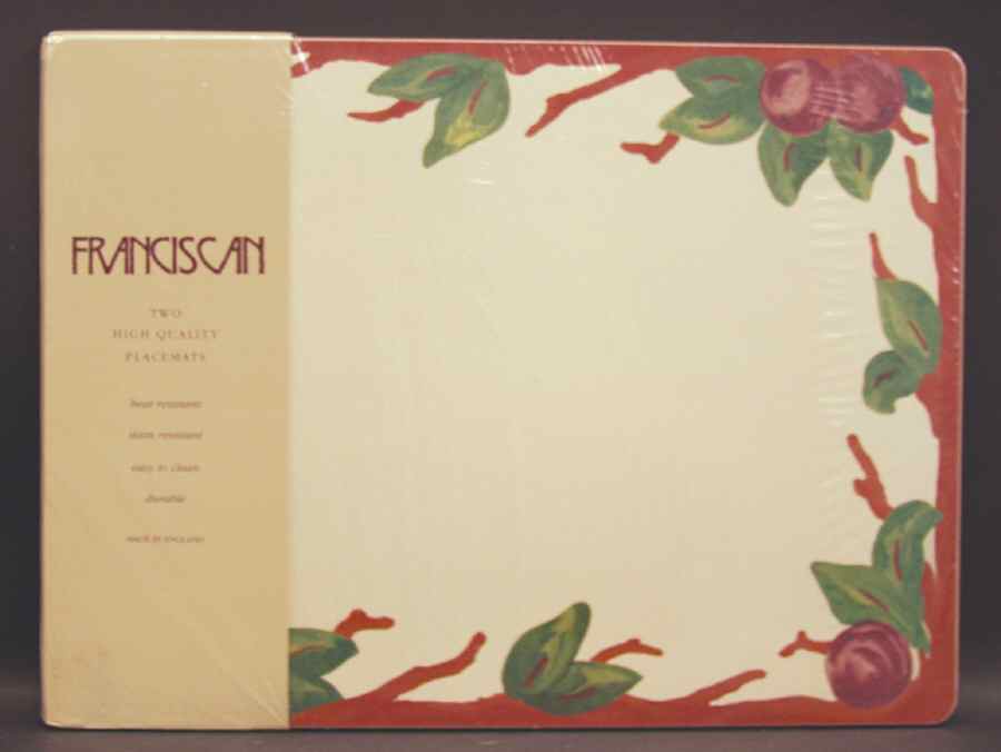 Apple (England Backstamp) (Set of 2) Corkboard Placemat by Franciscan-1