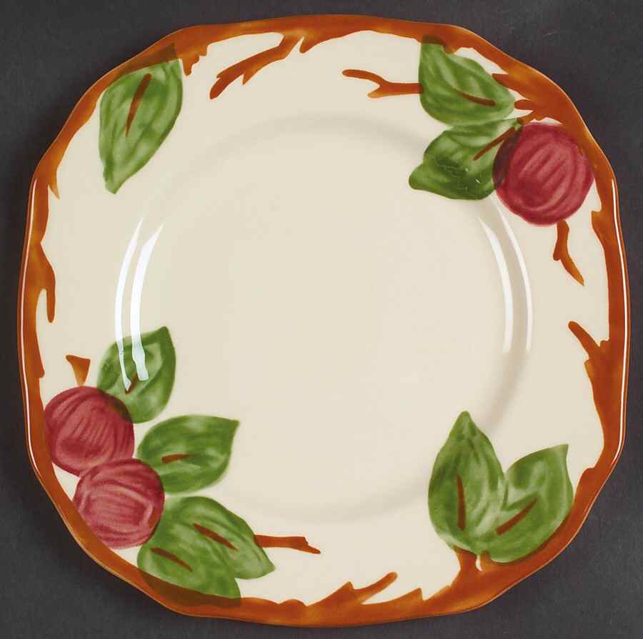 Apple (England Backstamp) Square Salad Plate by Franciscan-1