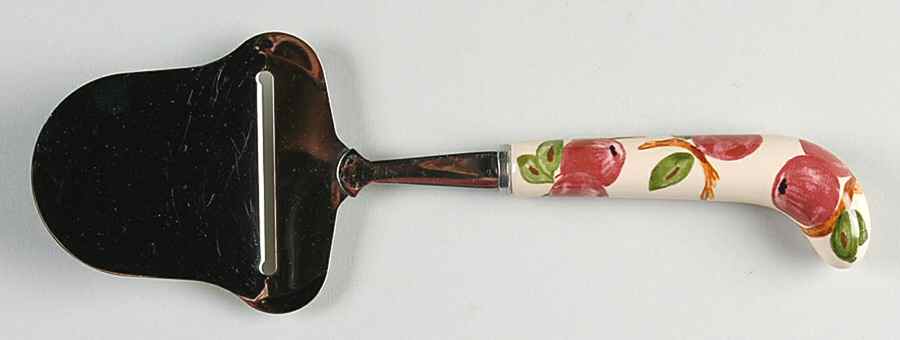 Apple (England Backstamp) Cheese Plane with Stainless Plane by Franciscan-1