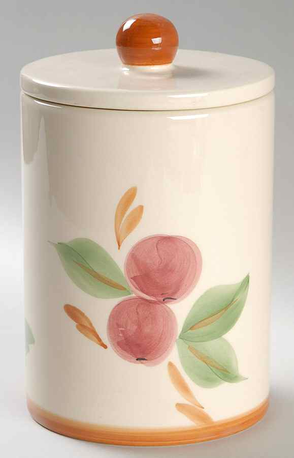 Apple (England Backstamp) Large Canister & Lid by Franciscan-1
