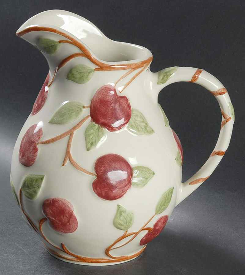 Apple (England Backstamp) 48 Oz Sculpted Pitcher by Franciscan-1