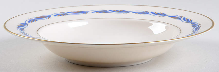 Arcadia Blue Rim Soup Bowl by Franciscan-1