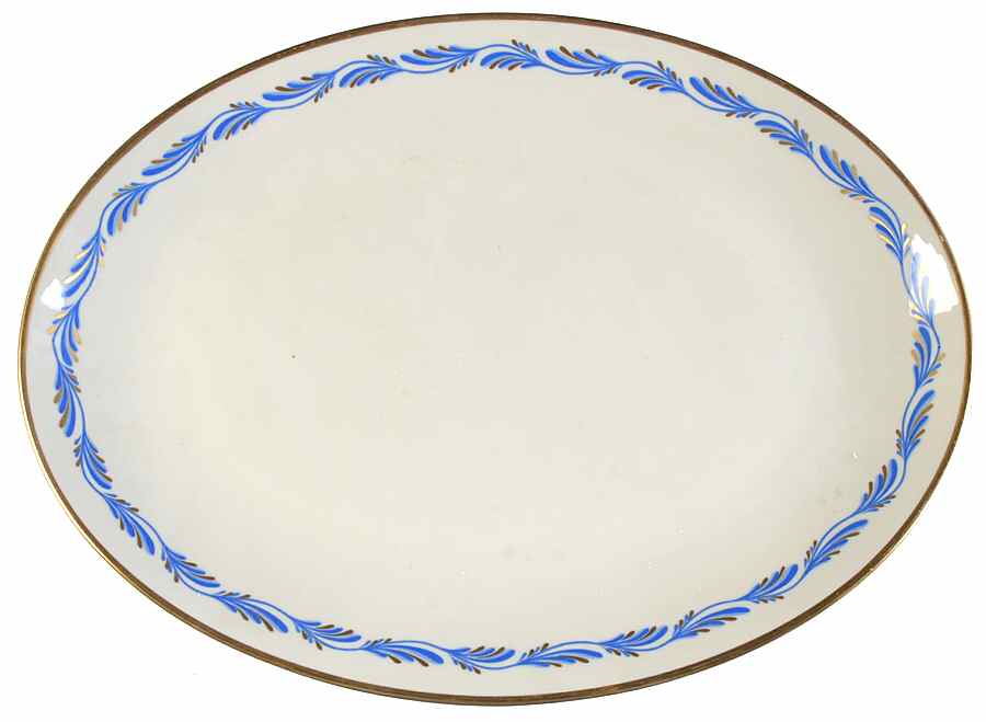 Arcadia Blue 16" Oval Serving Platter by Franciscan-1