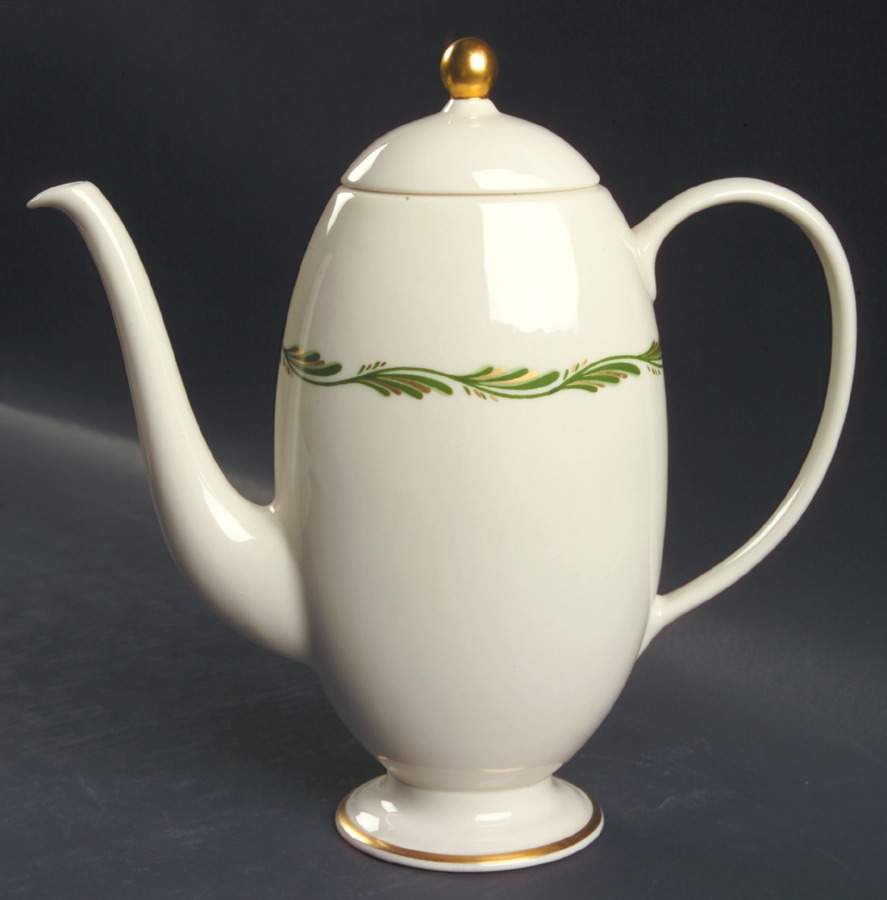 Arcadia Green Coffee Pot & Lid by Franciscan-1