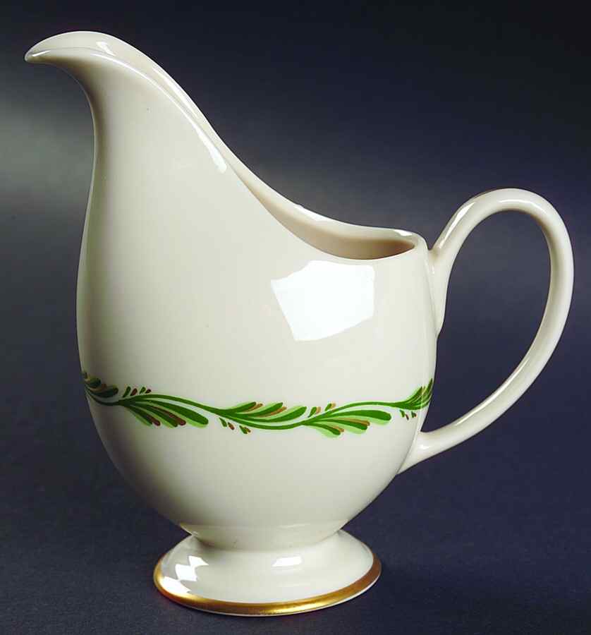 Arcadia Green Creamer by Franciscan-1