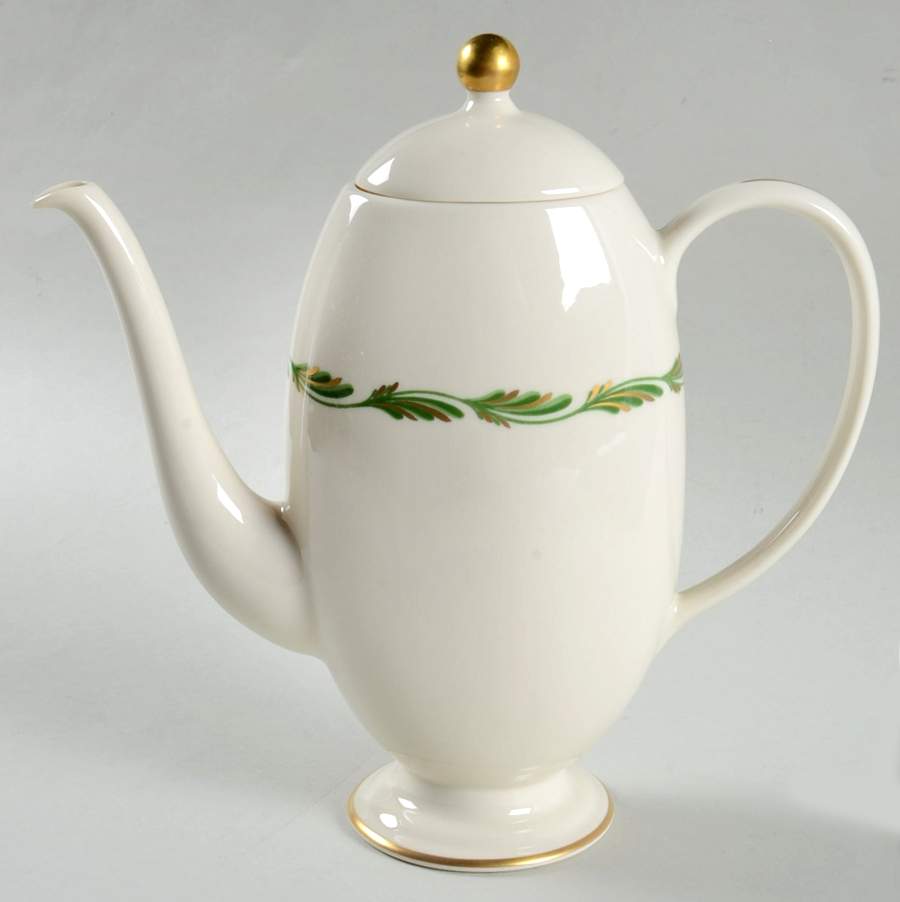 Arcadia Green Coffee Pot & Lid by Franciscan-1