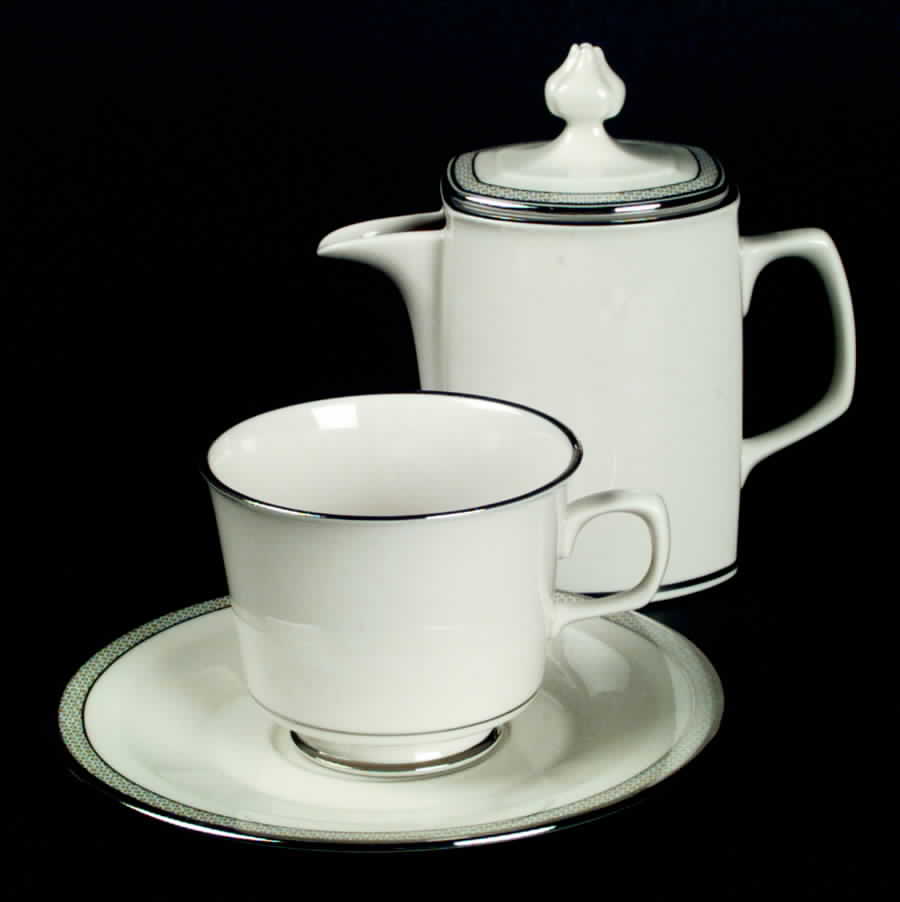 Ariel Footed Cup & Saucer Set by Franciscan-1