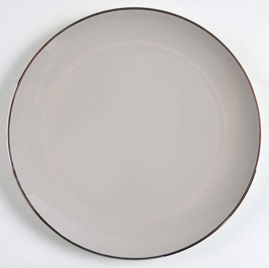 Birchbark (Platinum Trim) Luncheon Plate by Franciscan-1