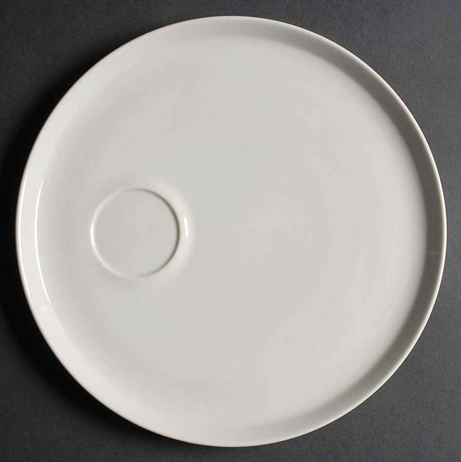 Blanc Snack Plate by Franciscan-1