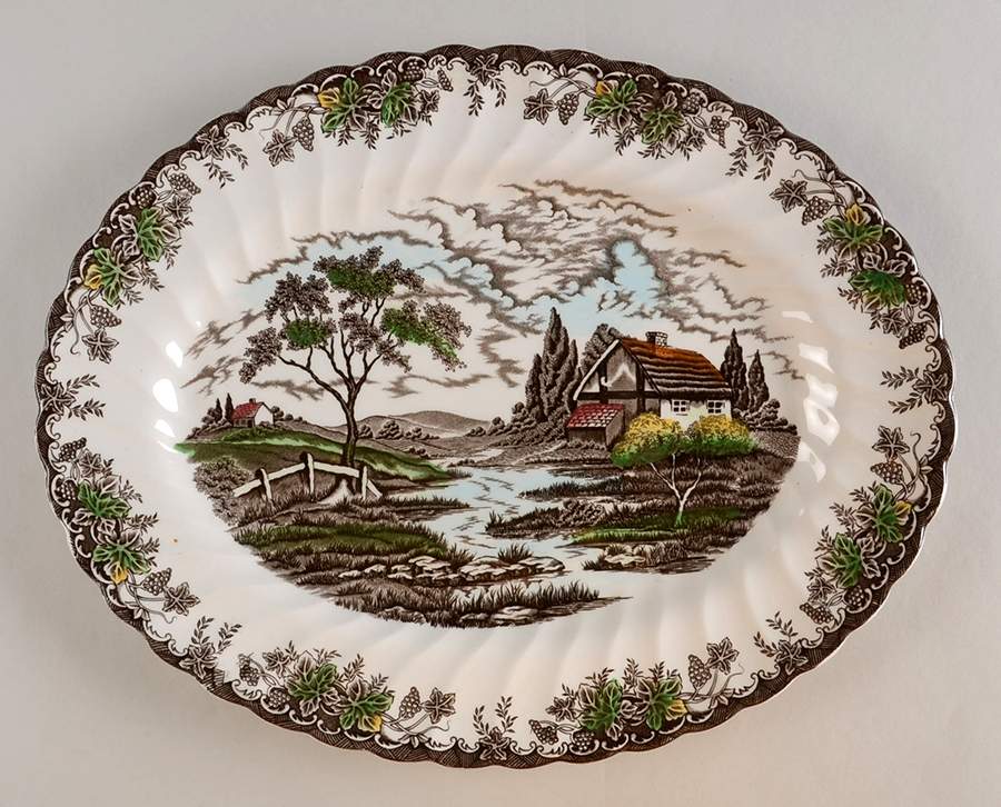 The Brook 14" Oval Serving Platter by Franciscan-1