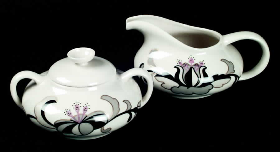 Canton Sugar Bowl & Lid by Franciscan-1
