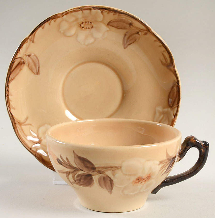 Cafe Royal Flat Cup & Saucer Set by Franciscan-1