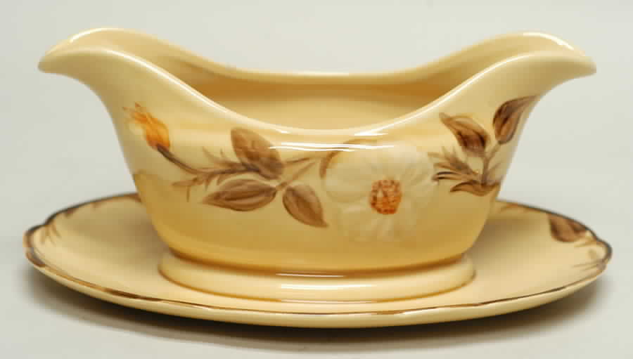Cafe Royal Gravy Boat with Attached Underplate by Franciscan-1