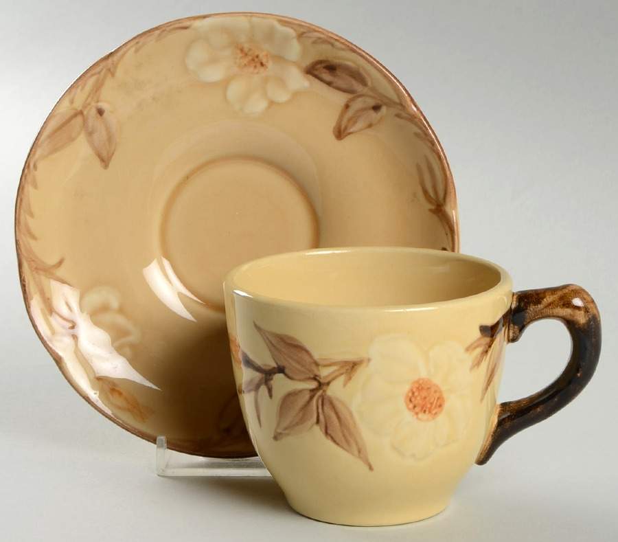 Cafe Royal Flat Cup & Saucer Set by Franciscan-1