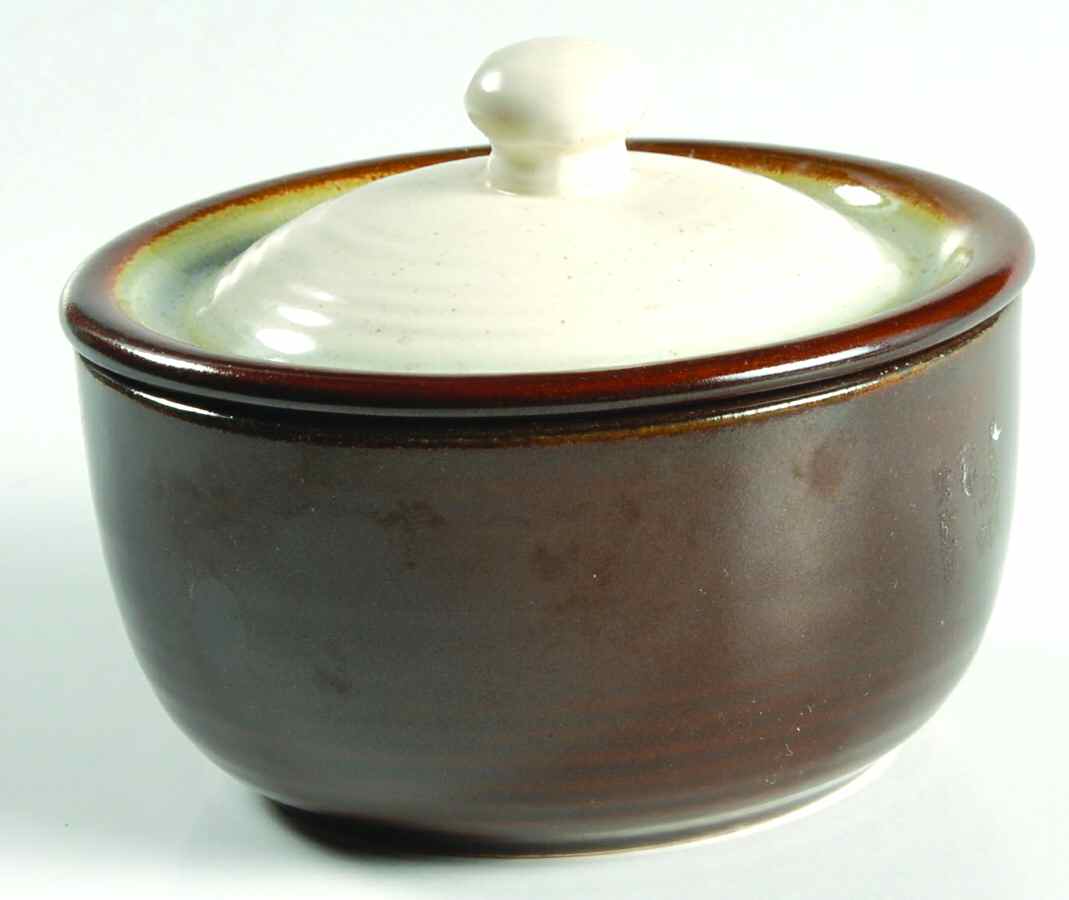 Chestnut Sugar Bowl & Lid by Franciscan-1