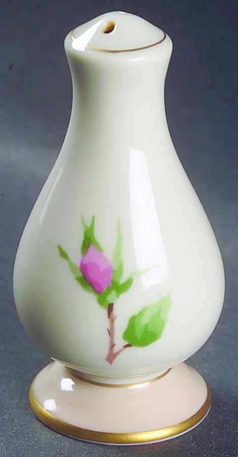 Cherokee Rose (Thin Gold Band, Palomino Shape) Salt Shaker by Franciscan-1